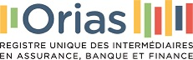 Logo ORIAS - Organisme pour le Registre unique des Intermédiaires en Assurance